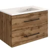 Waschtisch LUZERN 80 x 54 cm Wotan Eiche