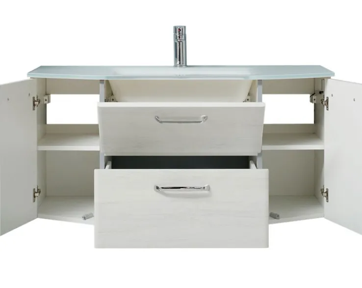 Waschtischunterschrank 110 x 51,5 cm weiß