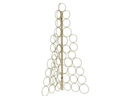 Weihnachten Deko-Objekt Baum Eisen 118cm Goldfarbig