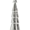 Weihnachtsdeko Tannenbaum mit Stern BLACK FOREST 41 cm silberfarbig
