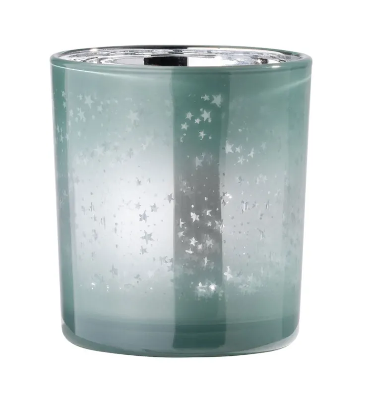 Weihnachtsglanz by casaNOVA Windlicht WEIHNACHTSZAUBER 8 cm mintgrün