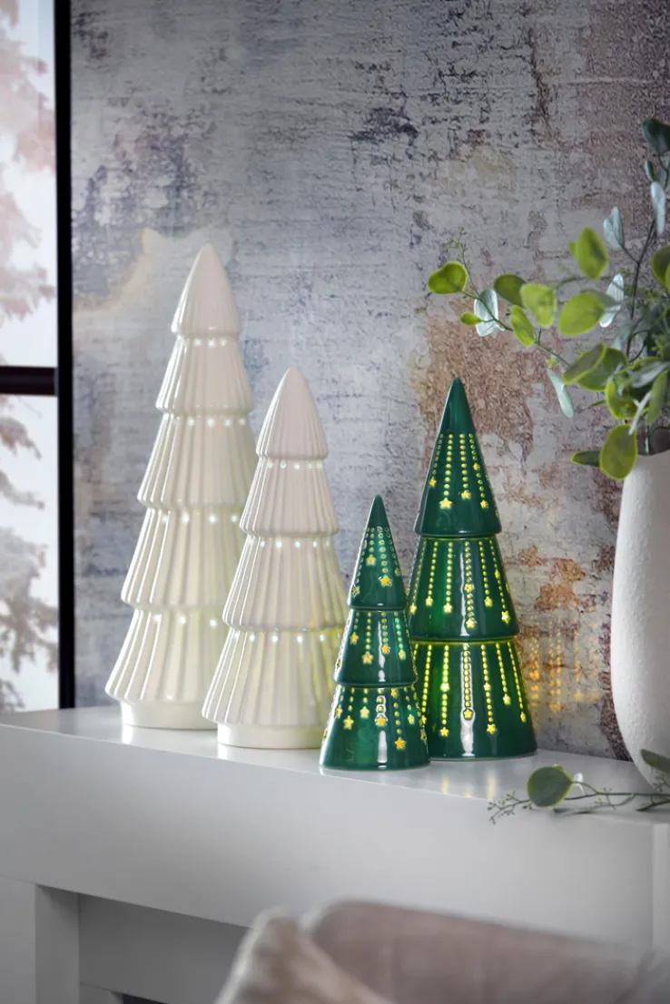 Weihnachtsglanz by casaNOVA LED Tannenbaum30 cm Grün