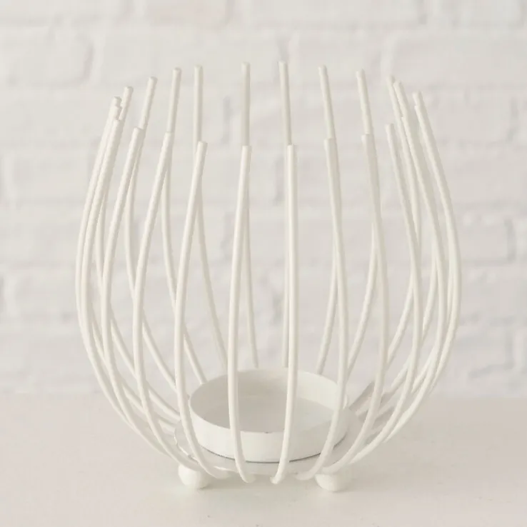 Windlicht Set LAVAL 4-teilig weiß