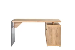 Winkelschreibtisch 142 x 140 x 74 cm Holznachbildung braun