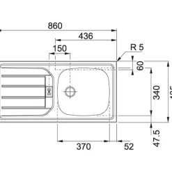 Winkelzeile ODENSE 210 x 270 cm Wotan-Eiche Dekor/ Weiß