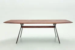 WK WOHNEN WK-WOHNEN Esstisch 240 x 100 cm in Braun/Schwarz