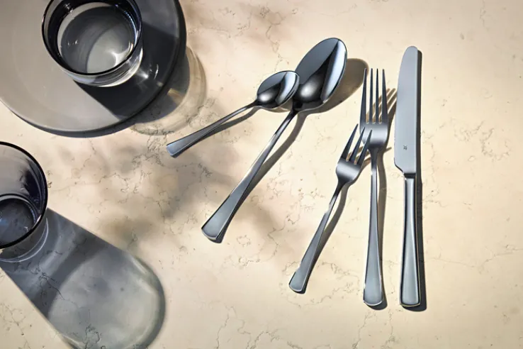 WMF Besteckset DENVER Edelstahl 30-tlg. edlem Cromargan