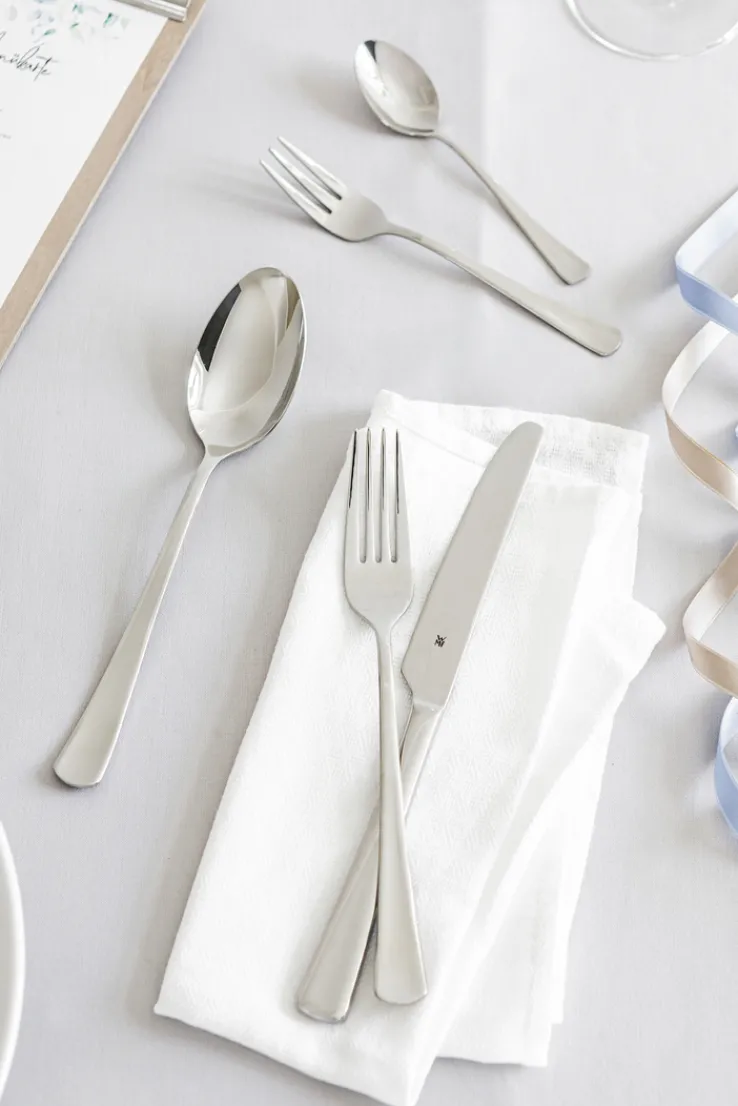 WMF Besteckset DENVER Edelstahl 30-tlg. edlem Cromargan