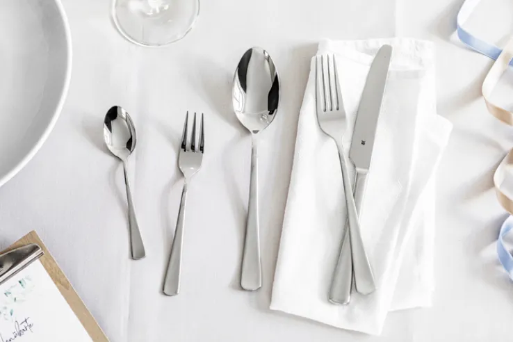 WMF Besteckset DENVER Edelstahl 30-tlg. edlem Cromargan