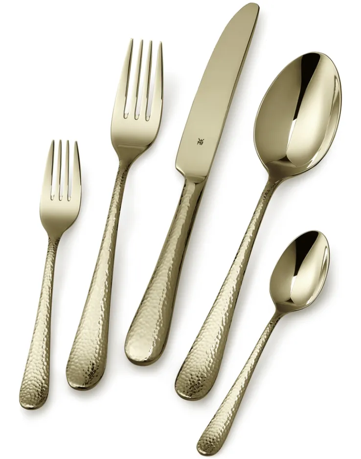 WMF Besteck-Set 30-teilig SITELLO Gold Edition Edelstahl