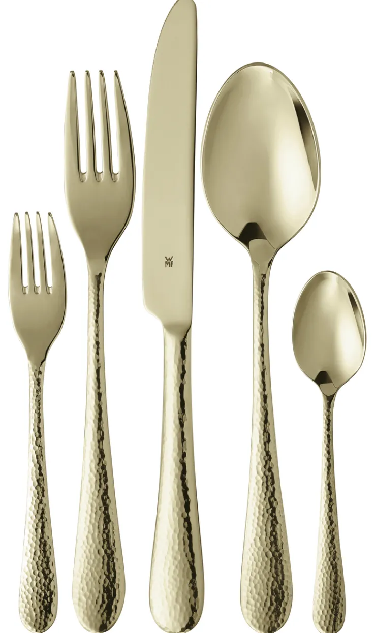 WMF Besteck-Set 30-teilig SITELLO Gold Edition Edelstahl