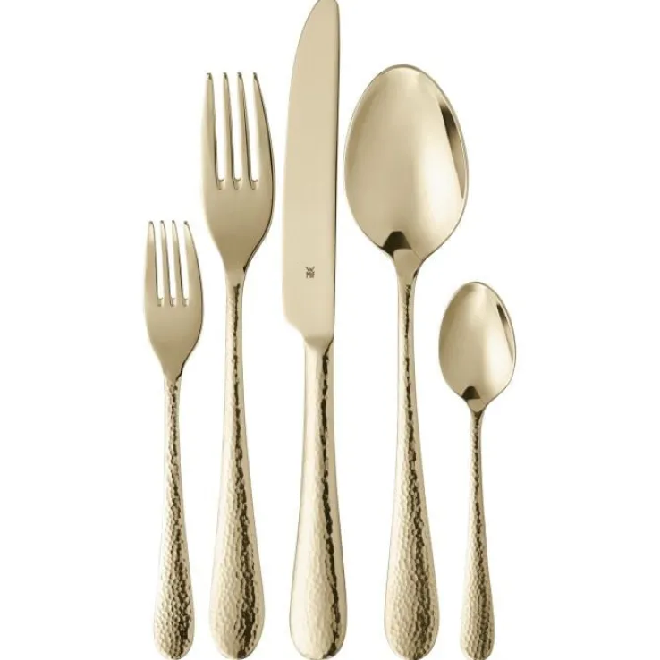 WMF Besteck-Set 30-teilig SITELLO Gold Edition Edelstahl