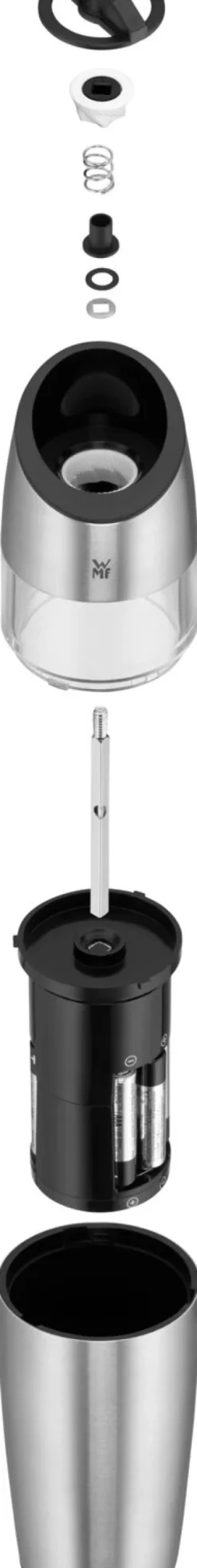 WMF elektrische Salz-/ Pfeffermühle silberfarbig