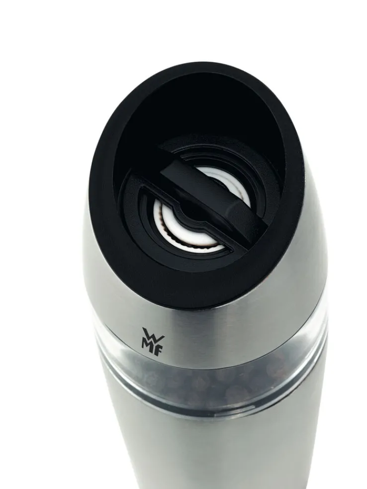 WMF elektrische Salz-/ Pfeffermühle silberfarbig