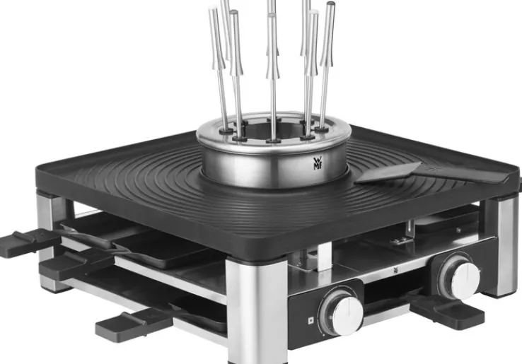 WMF Fondue Raclette Kombi Set LUMERO für 8 Personen 9-teilig
