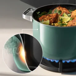 WMF Kochtopfset FUSIONTEC MINERAL PRO 7-teilig Eucalyptus Haze