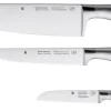 WMF Messer-Set GRAND GOURMET 3-teilig Edelstahl silberfarbig