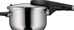 WMF Schnellkochtopf PERFECT PREMIUM 4500 ml Edelstahl silberfarbig