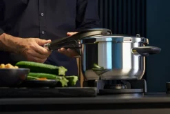 WMF Schnellkochtopf PERFECT PREMIUM 4500 ml Edelstahl silberfarbig