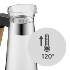 WMF Wasserkaraffe KINEO 1000 ml Borosilikatglas