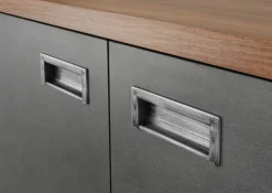 Wohnkombi I DETROIT 4-teilig 360 x 170 cm braun/anthrazit