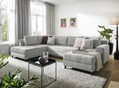 QUARTIER Wohnlandschaft FARIS 202 x 325 x 170 cm grau