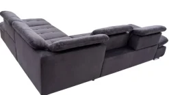 QUARTIER Wohnlandschaft LANCE 323 x 260 cm Stoffbezug belle black