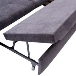 QUARTIER Wohnlandschaft LANCE 323 x 260 cm Stoffbezug belle black