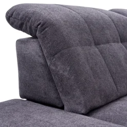 QUARTIER Wohnlandschaft LANCE 323 x 260 cm Stoffbezug belle black