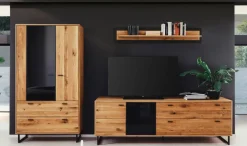Wohnwand AREZZO II 3-teilig Wildeiche 319 x 186 cm
