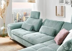 YoungLife by systempolster YoungLife Wohnlandschaft CHATELET aqua