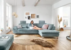 YoungLife by systempolster YoungLife Wohnlandschaft CHATELET aqua