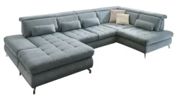 YoungLife by systempolster YoungLife Wohnlandschaft IMOLA steelgrau