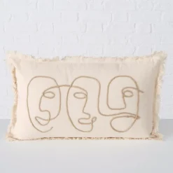 Zierkissen PICA 30 x 50 cm beige