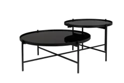 zuiver Beistelltisch MAC 2er-Set schwarz