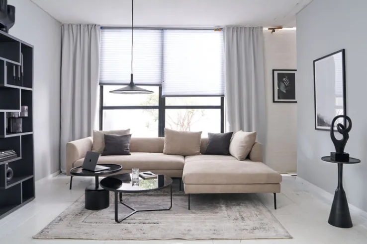 zuiver Couchtisch PIERRE 60 x 45 cm schwarz