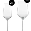 ZWIESEL GLAS Glas-Set PURE 4-teilig Kristallglas