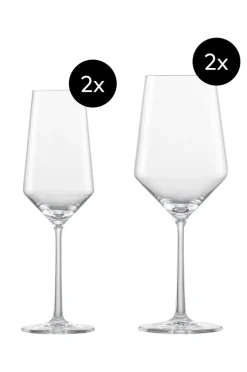 ZWIESEL GLAS Glas-Set PURE 4-teilig Kristallglas